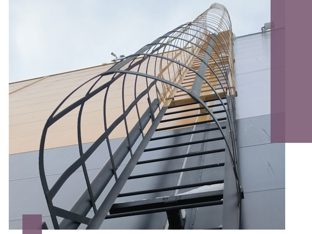 Изготовление и монтаж пожарных лестниц в Южном-Сахалинске профессионально