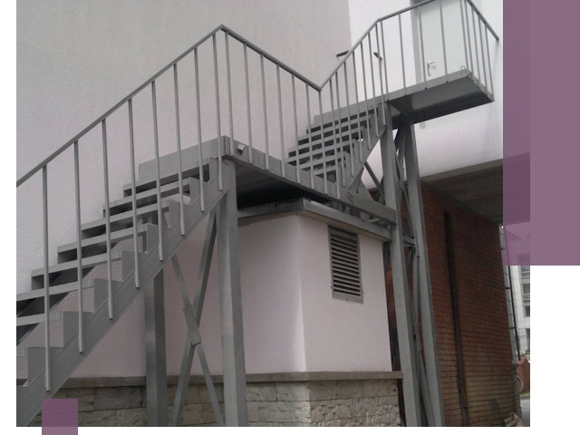 Монтаж пожарных лестниц под ключ в Южном-Сахалинске с гарантией качества