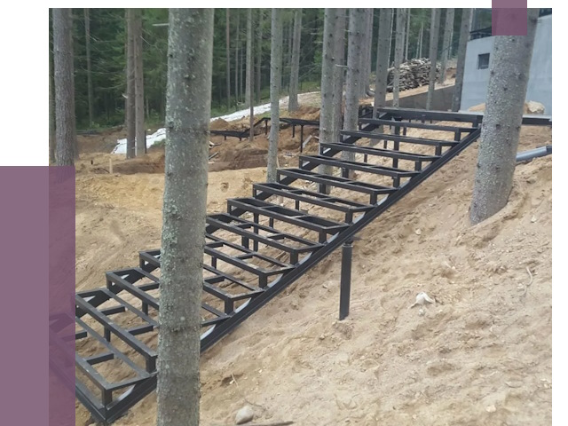 Монтаж металлических лестниц в Южном-Сахалинске от 13689 руб. 