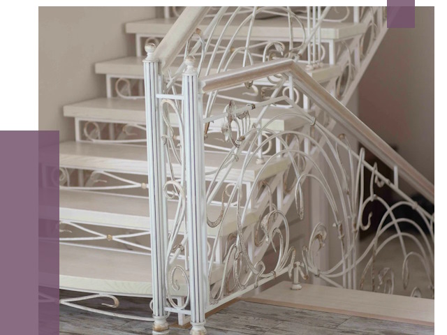 Изготовление кованых лестниц на заказ в Южном-Сахалинске от 87814 руб. | ПРОЛЁТ-Южн