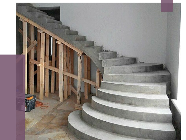 Изготовление бетонных лестниц под ключ в Южном-Сахалинске от 20145 руб. | ПРОЛЁТ-Южн