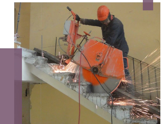 Демонтаж бетонных лестниц в Южном-Сахалинске от 4649 руб. за м2 | ПРОЛЁТ-Южн