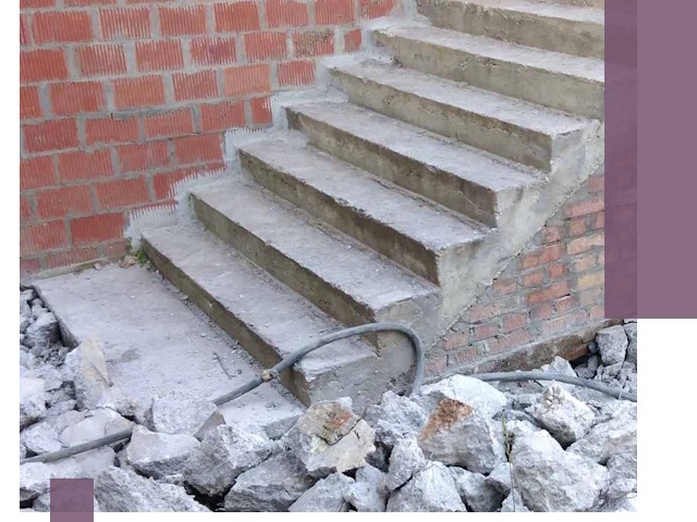 Демонтаж бетонных лестниц в Южном-Сахалинске: быстро и безопасно