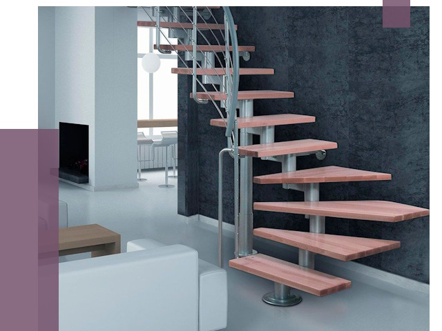 Модульные лестницы в Южном-Сахалинске от 17046 руб. — купить в ПРОЛЁТ-Южн