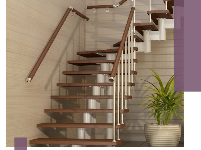 Изготовление модульных лестниц под ключ в Южном-Сахалинске