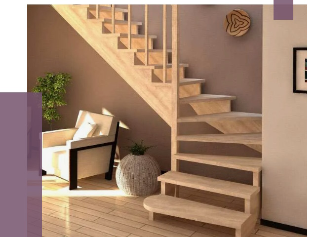 Изготовление Г-образных лестниц в Южном-Сахалинске от 19112 руб. 