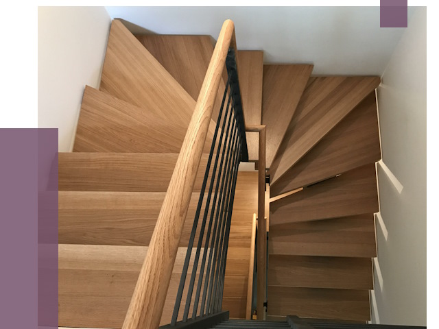 П-образные лестницы в Южном-Сахалинске под ключ от 49072 руб. | ПРОЛЁТ-Южн