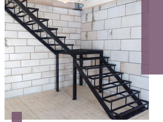 Лестницы на металлокаркасе под ключ в Южном-Сахалинске — изготовление и монтаж