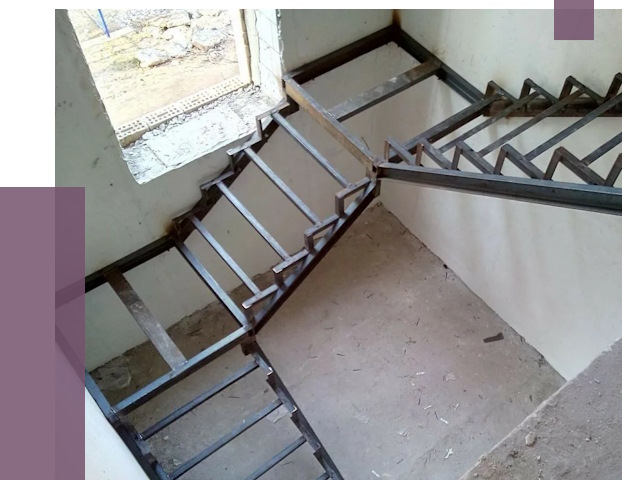 Монтаж лестниц на металлокаркасе в Южном-Сахалинске от 12914 руб. — ПРОЛЁТ-Южн