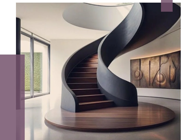 Элитные лестницы под заказ в Южном-Сахалинске от 191124 руб. — ПРОЛЁТ-Южн