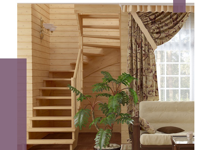 Лестницы для дачи в Южном-Сахалинске от 76708 руб.  | ПРОЛЁТ-Южн