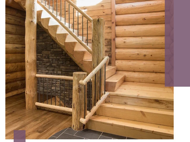 Лестницы в баню под заказ и профессиональный монтаж в Южном-Сахалинске