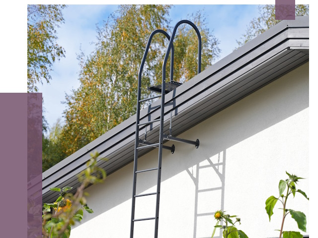 Лестницы на крышу в Южном-Сахалинске от 19319 руб. — монтаж и монтаж ПРОЛЁТ-Южн