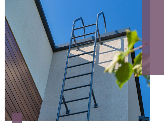 Лестницы на крышу в Южном-Сахалинске — изготовление, монтаж, демонтаж