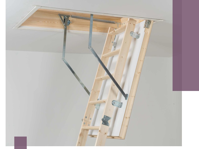 Установка чердачной лестницы под ключ в Южном-Сахалинске