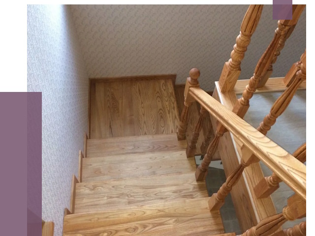 Сосновые лестницы в Южном-Сахалинске под ключ от 8161 руб.  | ПРОЛЁТ-Южн