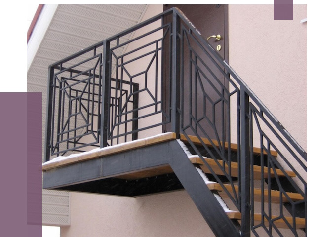 Металлические перила в Южном-Сахалинске от 4339 руб.  | ПРОЛЁТ-Южн