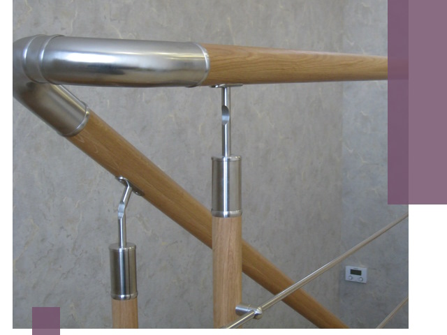 Комбинированные перила на заказ в Южном-Сахалинске — монтаж и производство