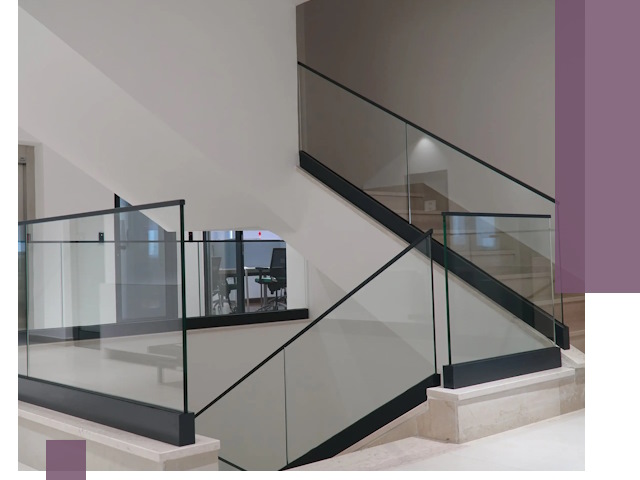 Стеклянные перила премиум-класса с установкой в Южном-Сахалинске