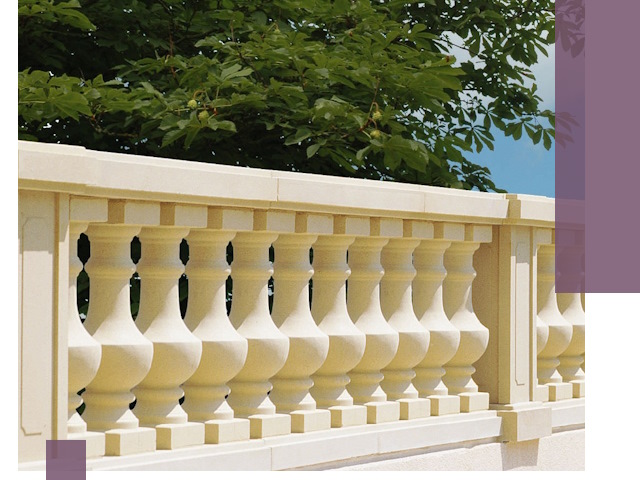 Установка балюстрады в Южном-Сахалинске: изготовление и монтаж под ключ