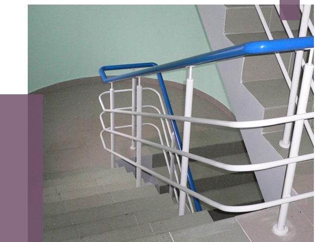 Перила в подъезде в Южном-Сахалинске — установка и замена от 7490 руб. | ПРОЛЁТ-Южн