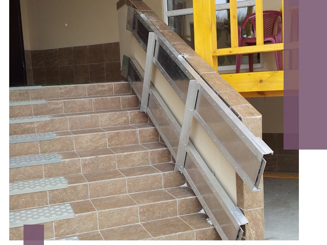 Откидные пандусы под ключ в Южном-Сахалинске — монтаж и демонтаж