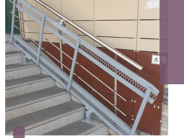 Изготовление откидных пандусов под ключ в Южном-Сахалинске