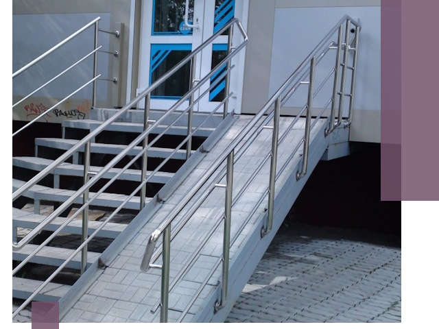 Пандус на крыльцо под ключ в Южном-Сахалинске: монтаж и изготовление