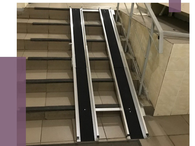 Установка пандуса в подъезд в Южном-Сахалинске от 8058 руб. под ключ | ПРОЛЁТ-Южн