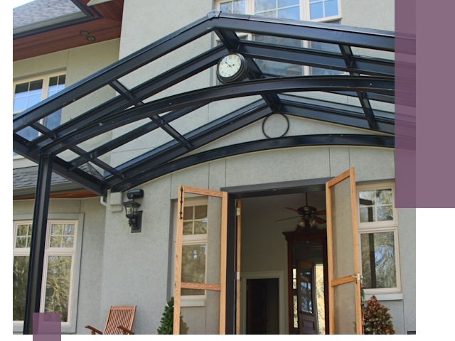 Изготовление и монтаж навесов и козырьков в Южном-Сахалинске