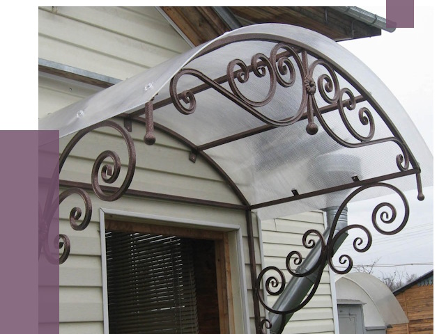 Изготовление козырьков в Южном-Сахалинске от 7438 руб. — заказать | ПРОЛЁТ-Южн