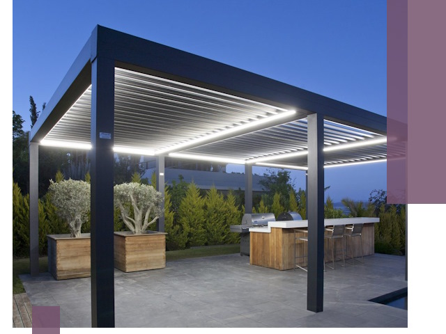 Навесы отдельно стоящие под ключ в Южном-Сахалинске из металла и поликарбоната