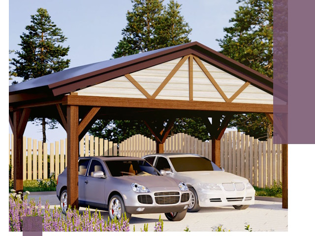 Навесы для автомобиля в Южном-Сахалинске — изготовление и монтаж