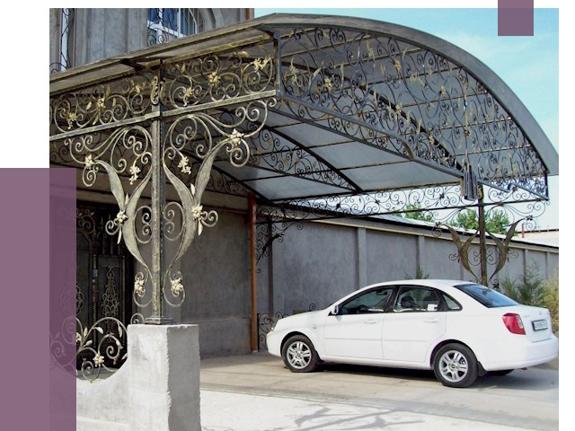 Кованые навесы в Южном-Сахалинске от 14722 руб. | ПРОЛЁТ-Южн