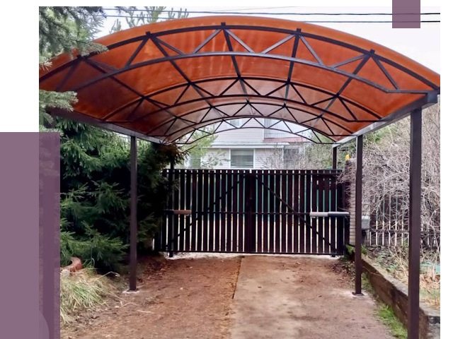 Арочные навесы в Южном-Сахалинске от 12862 руб. — изготовление и монтаж | ПРОЛЁТ-Южн