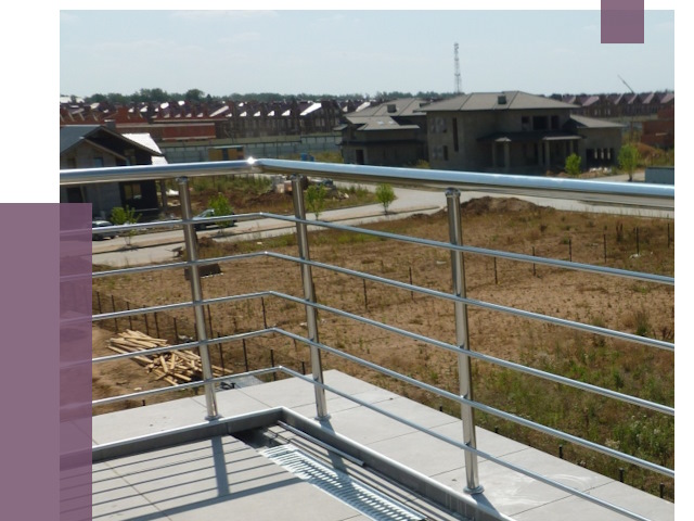 Парапеты из нержавеющей стали в Южном-Сахалинске от 8058 руб. за м² | ПРОЛЁТ-Южн