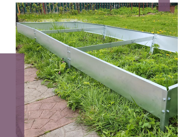 Металлические бордюры для грядок в Южном-Сахалинске от 1808 руб. 