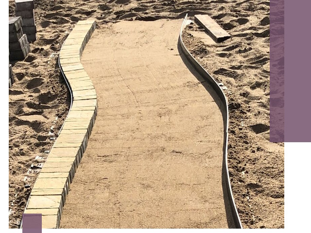 Металлические бордюры для тротуаров в Южном-Сахалинске — прочные и долговечные