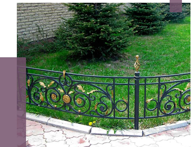 Кованые газонные ограждения в Южном-Сахалинске от 7697 руб. — ПРОЛЁТ-Южн