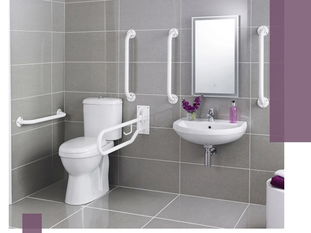 Поручни для санузлов в Южном-Сахалинске: установка, ремонт и монтаж